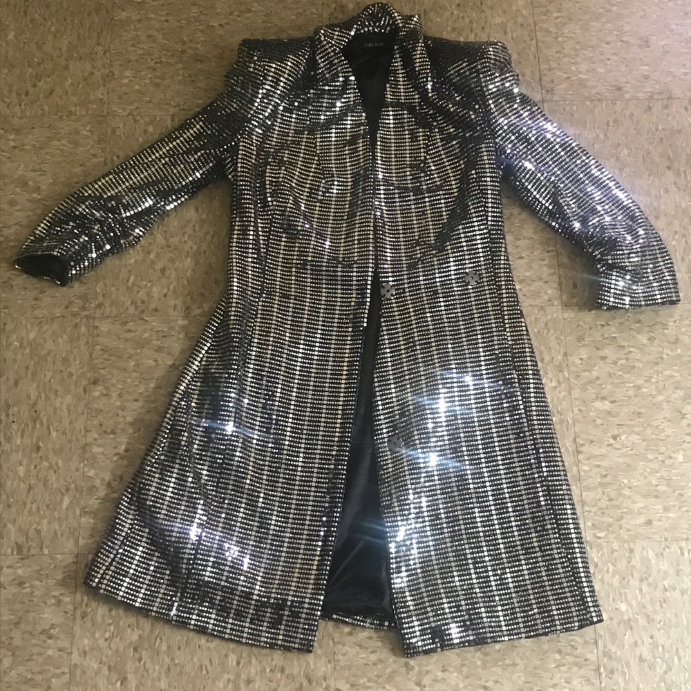 Blazer silver dress
